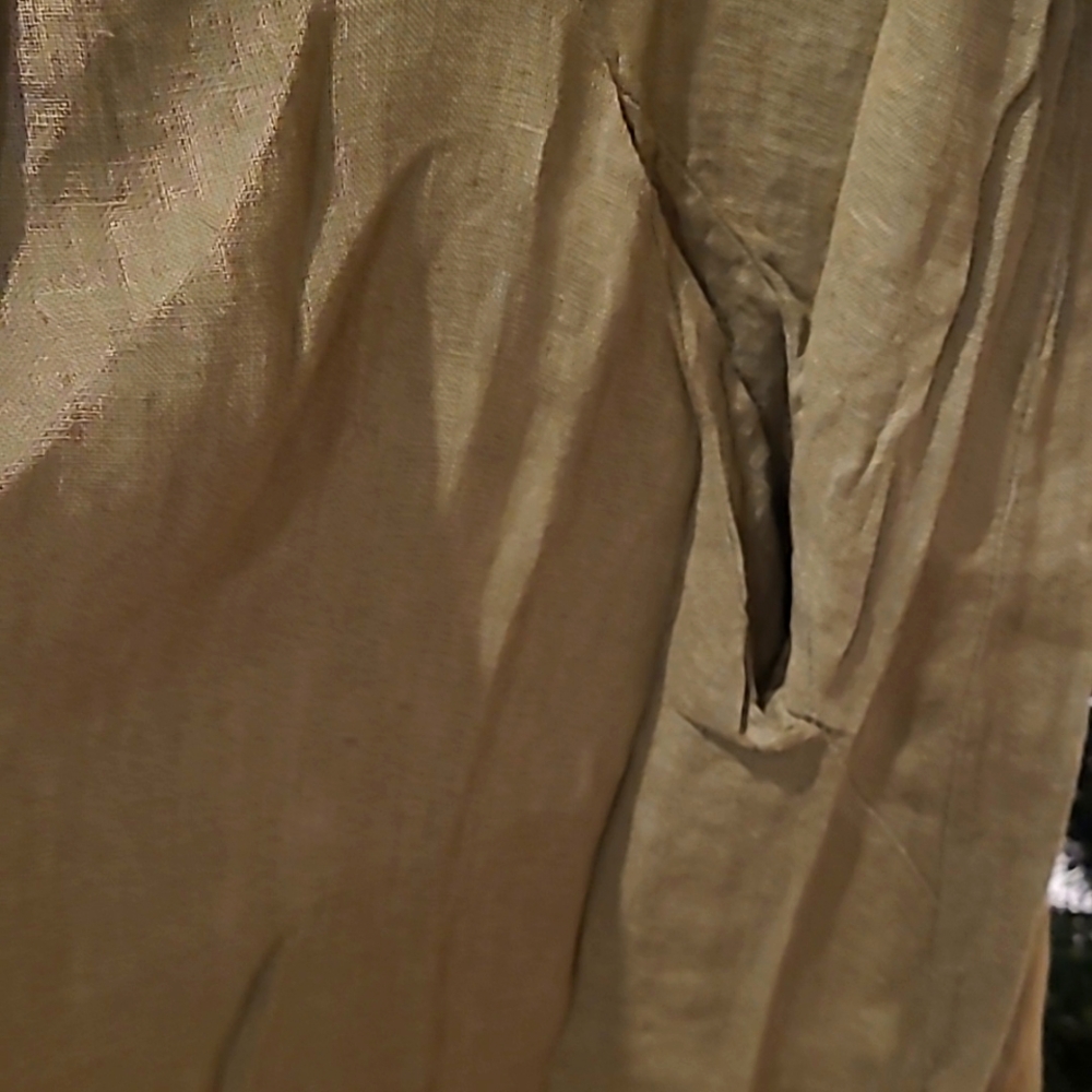 Elena Baldi Pure Linen Dress Made in Italy - Picture 4 of 4